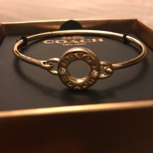 COACH Gold Circle Bangle